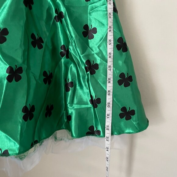 Leprechaun Clover Dress Costume - Picture 9 of 14